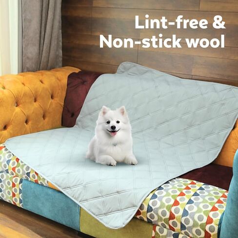 DOCABU Waterproof and Anti-Slip Dog Bed Cover Rug Pads for Couch Protection Reuseable Mattress Protector Furniture Sofa Bed Cover Dog Bed Blanket Multiple Sizes, Machine Washable in Kuwait