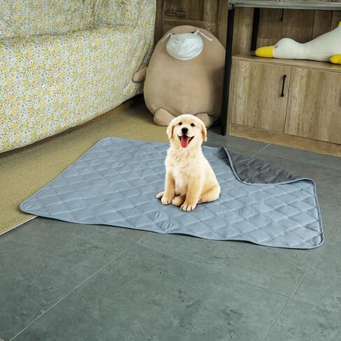 DOCABU Waterproof and Anti-Slip Dog Bed Cover Rug Pads for Couch Protection Reuseable Mattress Protector Furniture Sofa Bed Cover Dog Bed Blanket Multiple Sizes, Machine Washable in Kuwait