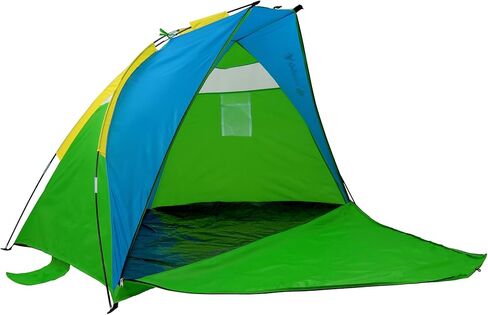 GigaTent Sun Shelter Beach Cabana Tent – Instant Set Up, UV Resistant, Waterproof - 7’ x 4’ with Mesh Windows - Zipper Door Doubles as Floor Extension in Kuwait