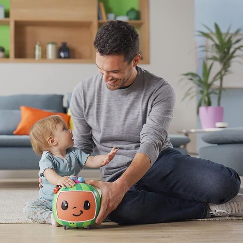 Cocomelon Chase - 3 Ways to Play: Chase, Hide ‘N Seek, Sit ‘N Play - Sensory Play Activities - Plays Clips of Songs, ‘Heads Shoulders Knees and Toes’ & ‘Animal Dance Song’ (CMI0013),Roleplay Toy in Kuwait