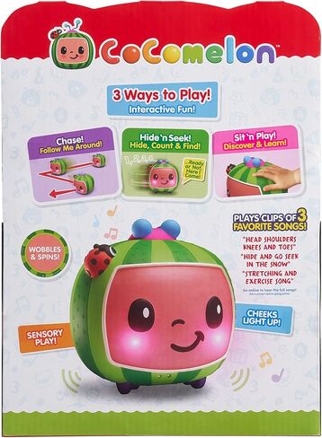 Cocomelon Chase - 3 Ways to Play: Chase, Hide ‘N Seek, Sit ‘N Play - Sensory Play Activities - Plays Clips of Songs, ‘Heads Shoulders Knees and Toes’ & ‘Animal Dance Song’ (CMI0013),Roleplay Toy in Kuwait