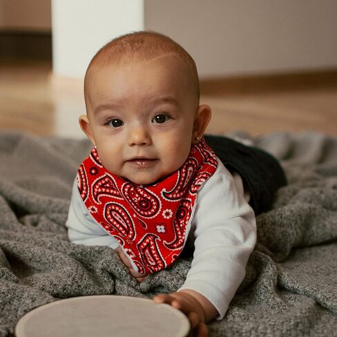 Stadela Baby Adjustable Bandana Drool Bibs, Pack of 4 in Kuwait