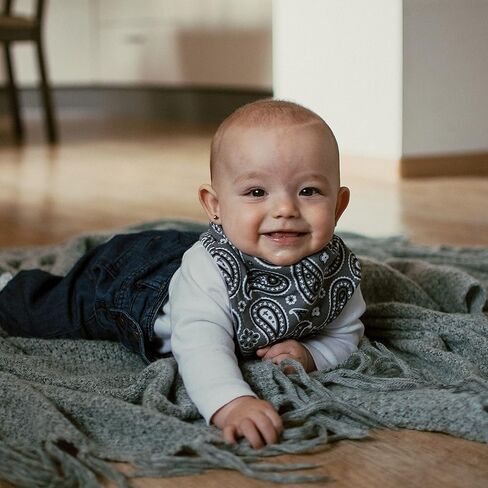 Stadela Baby Adjustable Bandana Drool Bibs, Pack of 4 in Kuwait