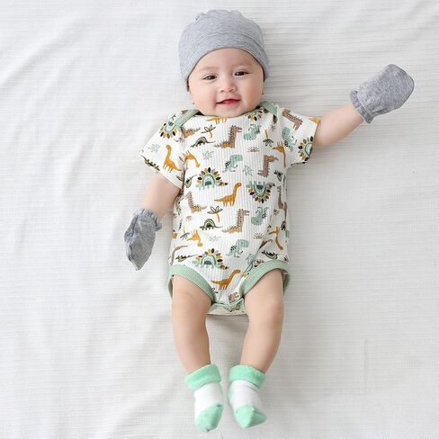 MAMIMAKA Unisex Baby Terry Socks 5-Pack for Baby boy and girl 0-12 Months Warm Cotton Socks in Saudi Arabia