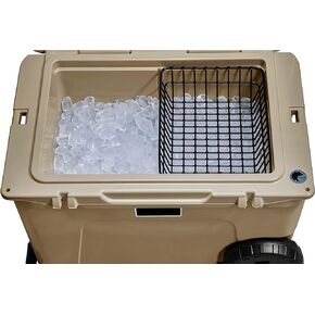 Cooler Basket for YETI Tundra Haul, YETI Roadie 48, and YETI Roadie 60 - Wire Cooler Rack for YETI Wheeled Coolers - Compatible with YETI Accessories, YETI Cooler Locks, YETI Ice, Cooler Dividers