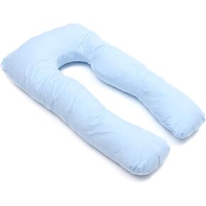 Tree.NB Full Body Pregnancy and Kid U Shape Pillow for Maternity and Pregnant Women, Blue (130 * 70 * 15CM) in Saudi Arabia