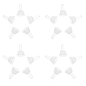 40Pcs Pet Nurser Nipples Silicone Replacement Pacifiers Pet Food Bottles Pacifiers Kitten Pacifier for Kitten Suckling Pet Feeding Tool Accessory for Pet Supplies in Saudi Arabia