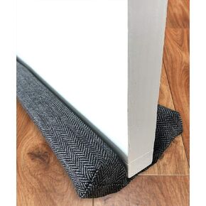Under Door Draft Stopper Blocker 2" Foam Tubes Double Sided Noise Light Dust Proof Large Gaps Insulation Energy Saving Adjustable 32 to 38 inches (Grey) in Saudi Arabia