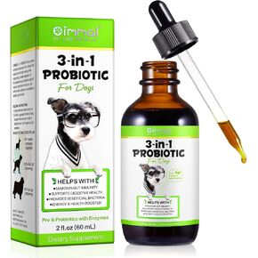 البروبيوتيك للكلاب، البروبيوتيك السائل للكلاب مع الإنزيمات الهاضمة، أمعاء صحة الجهاز الهضمي للكلاب، تخفيف الإسهال وعسر الهضم، البروبيوتيك للكلاب للخميرة، حكة الجلد وحكة الأذنين، صحة الجهاز الهضمي in Kuwait