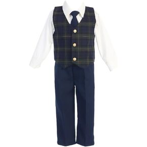 Lito Girls Holiday Christmas Year's Plaid Dress in Kuwait