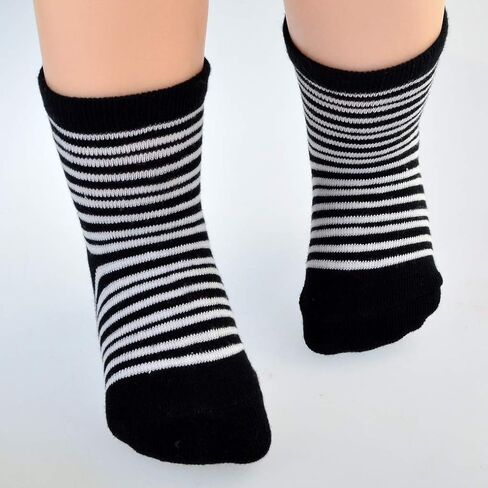 12 زوجًا جوارب أطفال مضادة للانزلاق، جوارب أطفال للجنسين 12-36 شهرًا من 1-3 سنوات in Kuwait