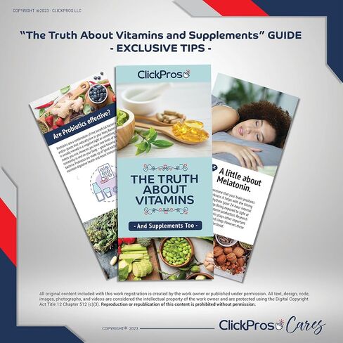 ClickPros Spring Valley Cinnamon 1000mg، 400 قطعة + دليل "الحقيقة حول الفيتامينات" وحاوية حبوب منع الحمل (3 عناصر)! in Kuwait