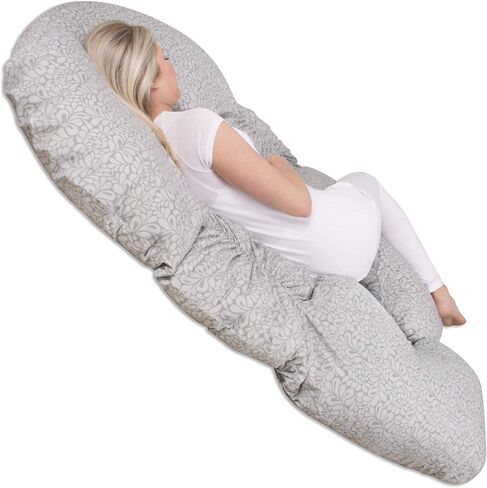 وسادة الجسم باك آن بيلي بانشي للحمل/الأمومة من ليتشكو، رمادي فاتح in Kuwait