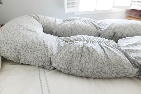 وسادة الجسم باك آن بيلي بانشي للحمل/الأمومة من ليتشكو، رمادي فاتح in Kuwait