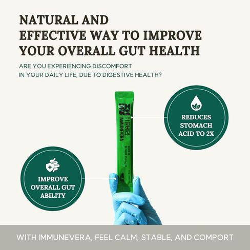 WELLIT IMMUNEVERA Aloe Vera Immune Supplement Jelly l Aloe Vera Extract | Supports Digestive l Support Immune Health & Skin Health l White Grape Flavor l 14 pcs in Saudi Arabia