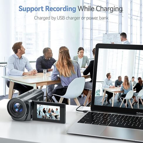 كاميرا فيديو مقاومة للماء 4K UHD 56MP 30FPS 18X تقريب رقمي تحت الماء لليوتيوب، كاميرا فيديو مقاومة للماء 16.4 قدم مع بطارية 3500mAh، بطاقة SD 64G in Kuwait