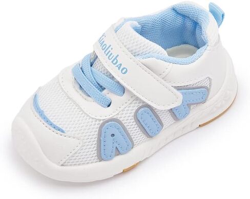 أحذية رياضية مريحة للأولاد والبنات قابلة للتنفس ونعل مطاطي مضادة للانزلاق للاستخدام الخارجي للمشايات الأولى للأعمار من 6 إلى 24 شهرًا in Kuwait