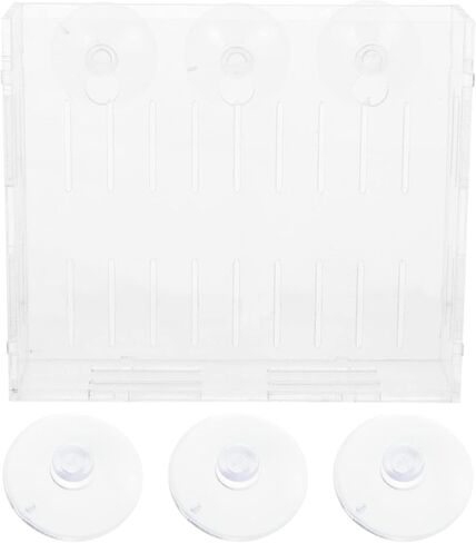 Mipcase 3pcs وعاء حجم الإطار الفراولة ديكور الأواني الحية المناظر الطبيعية العشب حامل خزان صغير رف النباتات الذاتي سقي الأسماك في الهواء الطلق شفافة مع النباتات المنزلية المزارعون نبات المياه S الروبيان in Kuwait