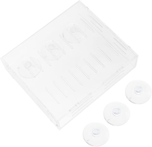 Mipcase 3pcs وعاء حجم الإطار الفراولة ديكور الأواني الحية المناظر الطبيعية العشب حامل خزان صغير رف النباتات الذاتي سقي الأسماك في الهواء الطلق شفافة مع النباتات المنزلية المزارعون نبات المياه S الروبيان in Kuwait