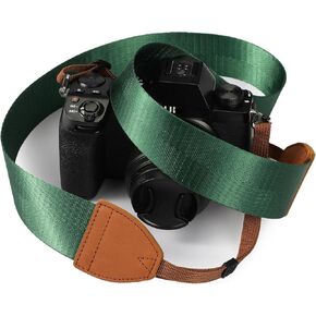 أشرطة كاميرا أفوراست DSLR حزام كتف للرقبة للمصورين، متوافق مع نيكون وكانون وكاميرا سوني، أخضر in Kuwait