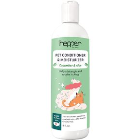 Hepper Pet Conditioner and Moisturiser - Scented Dog Conditioner & Detangler. Perfect for Long Hair, Short Hair, Dry Skin, Shedding Control, Allergies, and Puppy Coats! Cucumber and Aloe Scented. in Kuwait