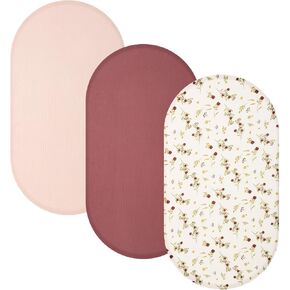 عبوة من 3 ملاءات سرير من الموسلين من Auidy_6TXD للأطفال الأولاد والبنات، ملاءات سرير ملائمة للسفر لغرف الأطفال من أجل هالو، دريم أون مي كارلي in Kuwait