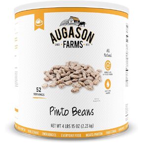 Augason Farms Pinto Beans 4 lbs 15 oz No. 10 Can in Kuwait