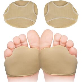 BEKIONE Metatarsal Pads for Women&Men,Ball of Foot Cushion for Foot Pain Relief,Cotton Forefoot Pads with Gel Inserts for Metatarsalgia,Sesamoiditis,Morton's Neuroma (S(8.25In-9.65In),Black) in Saudi Arabia