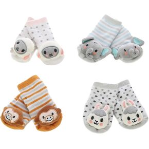 جوارب ليل لاما بيبي خشخشة - جوارب خشخشة للأطفال الأولاد والبنات - جوارب حيوانات خشخشة - جوارب أطفال مع خشخيشات - جورب أطفال خشخشة in Kuwait