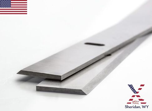8 Inch HSS Slotted Planer Blades - Fits Charnwood W588 & Jet JJP-8BT / 707401 - Pack of 2 PCS in Saudi Arabia