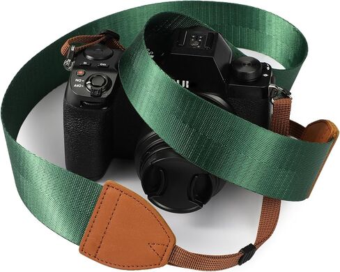 أشرطة كاميرا أفوراست DSLR حزام كتف للرقبة للمصورين، متوافق مع نيكون وكانون وكاميرا سوني، أخضر in Kuwait