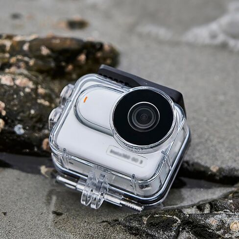 Dive Waterproof Protector Case for Insta360 GO3, 60M/196FT Underwater Protective Dive Housing Shell with Bracket Accessories for Insta360 GO 3 Action Camera in Kuwait