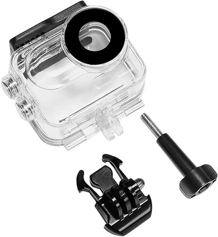 Dive Waterproof Protector Case for Insta360 GO3, 60M/196FT Underwater Protective Dive Housing Shell with Bracket Accessories for Insta360 GO 3 Action Camera in Kuwait