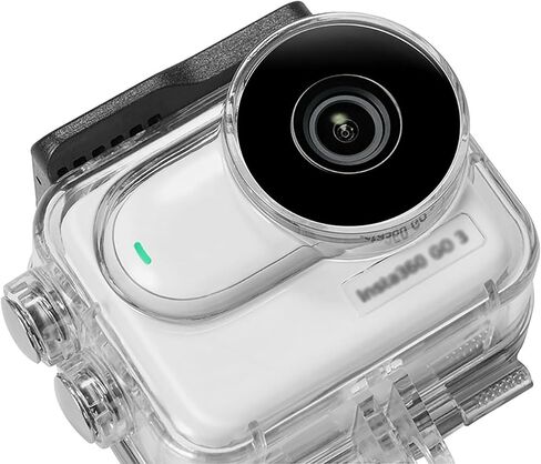 Dive Waterproof Protector Case for Insta360 GO3, 60M/196FT Underwater Protective Dive Housing Shell with Bracket Accessories for Insta360 GO 3 Action Camera in Kuwait