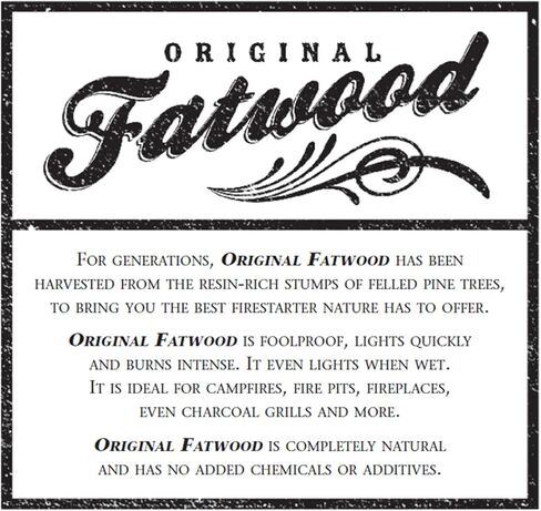 Trademark Fatwood Firestarter Kindling Sticks,Brown in Saudi Arabia