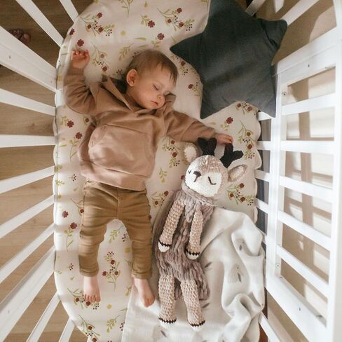 عبوة من 3 ملاءات سرير من الموسلين من Auidy_6TXD للأطفال الأولاد والبنات، ملاءات سرير ملائمة للسفر لغرف الأطفال من أجل هالو، دريم أون مي كارلي in Kuwait