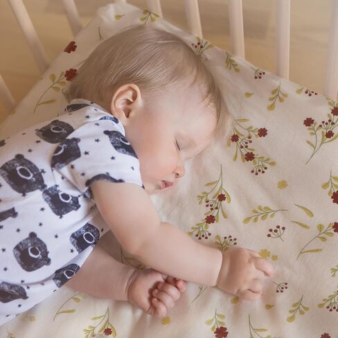 عبوة من 3 ملاءات سرير من الموسلين من Auidy_6TXD للأطفال الأولاد والبنات، ملاءات سرير ملائمة للسفر لغرف الأطفال من أجل هالو، دريم أون مي كارلي in Kuwait