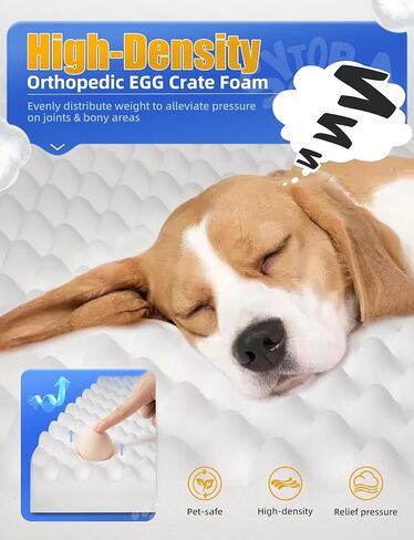 سرير سيتوبيا للكلاب مقاوم للمضغ، أريكة لتقويم العظام للكلاب الكبيرة جدًا، قابلة للغسل، سرير أريكة مع بطانة مقاومة للماء وقاعدة مضادة للانزلاق، مقاس XL in Kuwait