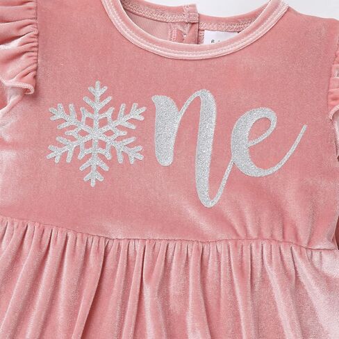 FYMNSI Infant Toddler Baby Girl Velvet Romper Solid Color Long Sleeve Jumpsuit Bodysuit Tops Birthday Clothes Fall Outfit in Saudi Arabia