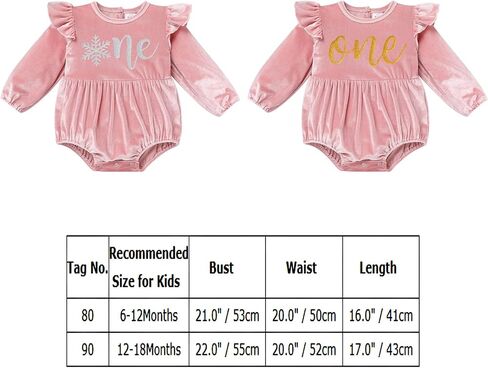 FYMNSI Infant Toddler Baby Girl Velvet Romper Solid Color Long Sleeve Jumpsuit Bodysuit Tops Birthday Clothes Fall Outfit in Saudi Arabia