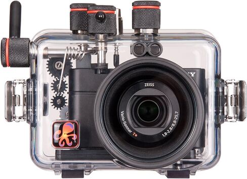 اي كيه لايت حافظة تحت الماء لسوني سايبر شوت RX100 IV كاميرا رقمية، شفاف in Kuwait