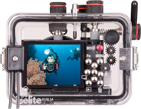 اي كيه لايت حافظة تحت الماء لسوني سايبر شوت RX100 IV كاميرا رقمية، شفاف in Kuwait