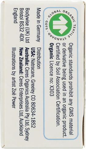 Natracare Non-Applicator 100% Organic Cotton Tampons, Regular, Totally Chlorine Free, Biodegradable and Compostable (12 Pack, 240 Tampons Total) in Saudi Arabia