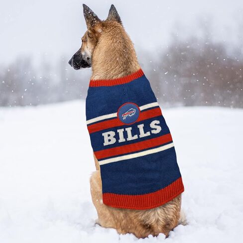 Pets First NFL San Francisco 49ers Dog Sweater, Warm and Cozy Knit Pet Sweater with NFL Team Logo, Best Puppy Sweater for Large and Small Dogs, Team Color, Medium (SAN-4179-MD) in Kuwait