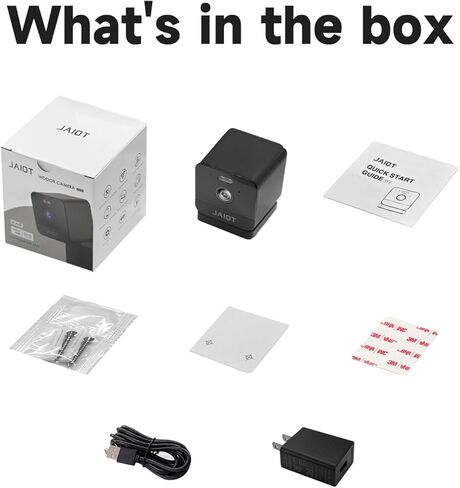 كاميرا JAIOT 2024 الجديدة 5G WiFi الداخلية، كاميرا 2K للحيوانات الأليفة مع تطبيق الهاتف، كاميرات 5G&2.4G لأمن المنزل، رؤية ليلية ملونة، كشف الحركة، سهلة الضبط، صوت ثنائي الاتجاه، تعمل مع Alexa in Kuwait