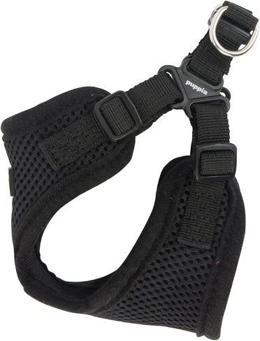 Puppia Dog Harness Comfort Mesh Step-in All Season No Pull No Choke Walking Training Adjustable Neck & Chest for Small & Medium Dog - Orange - M in Saudi Arabia