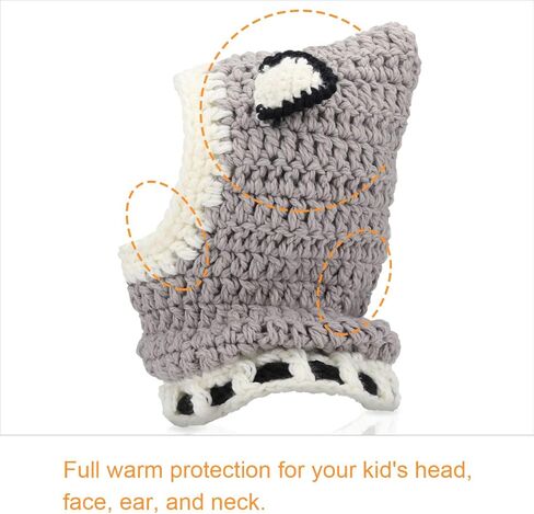 BicycleStore Kids Winter Hat, Girls Boys Knit Caps Scarf Hats in Kuwait