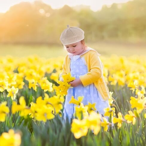 Baby Beret Hat Toddler Winter Knitted Beanie Cap Little Girls Stylish Warm Hat for 0~3 Years in Kuwait