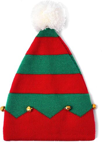 Utaly Kids Christmas-Elf-Hat Toddler Santa-Knitted-Hat for Children Baby 1-5 Years in Kuwait