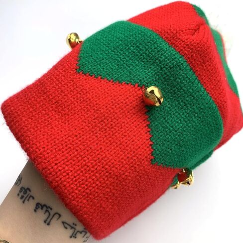 Utaly Kids Christmas-Elf-Hat Toddler Santa-Knitted-Hat for Children Baby 1-5 Years in Kuwait